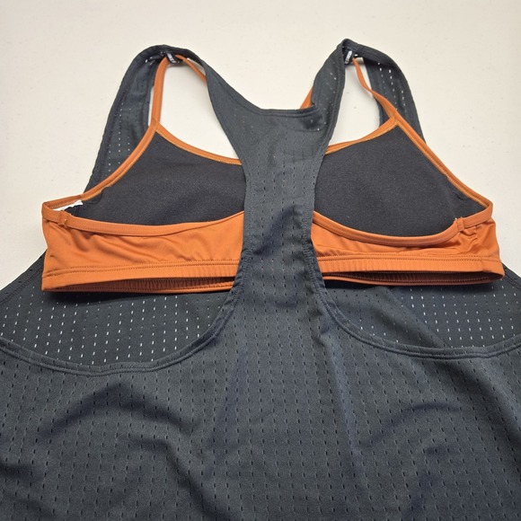 Nike Women Sports Bra Large Black Swim Wireless Racerback Tank Mesh - Picture 12 of 12